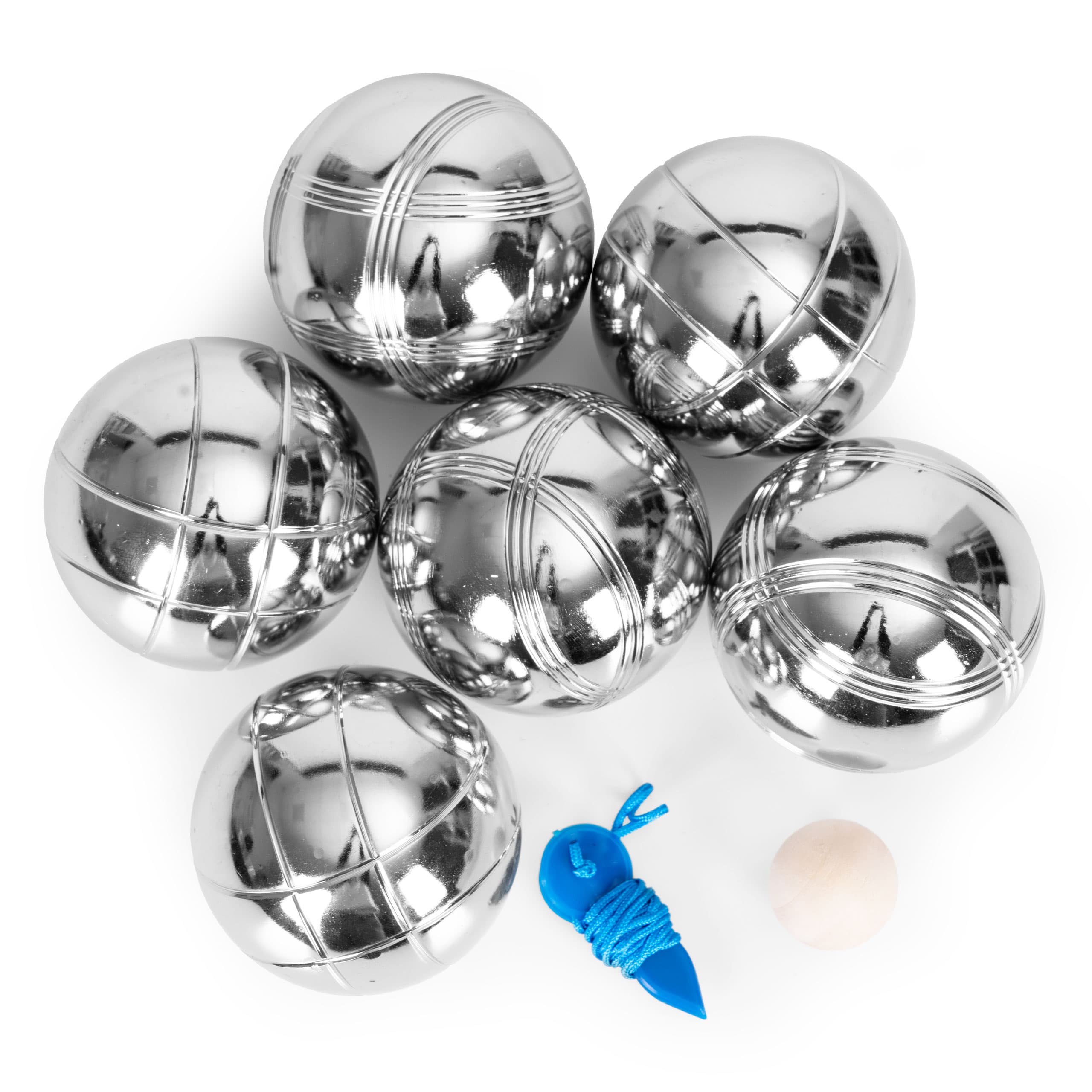 Zestaw do gry w bule kule boules petanque 6 szt. + etui i akcesoria