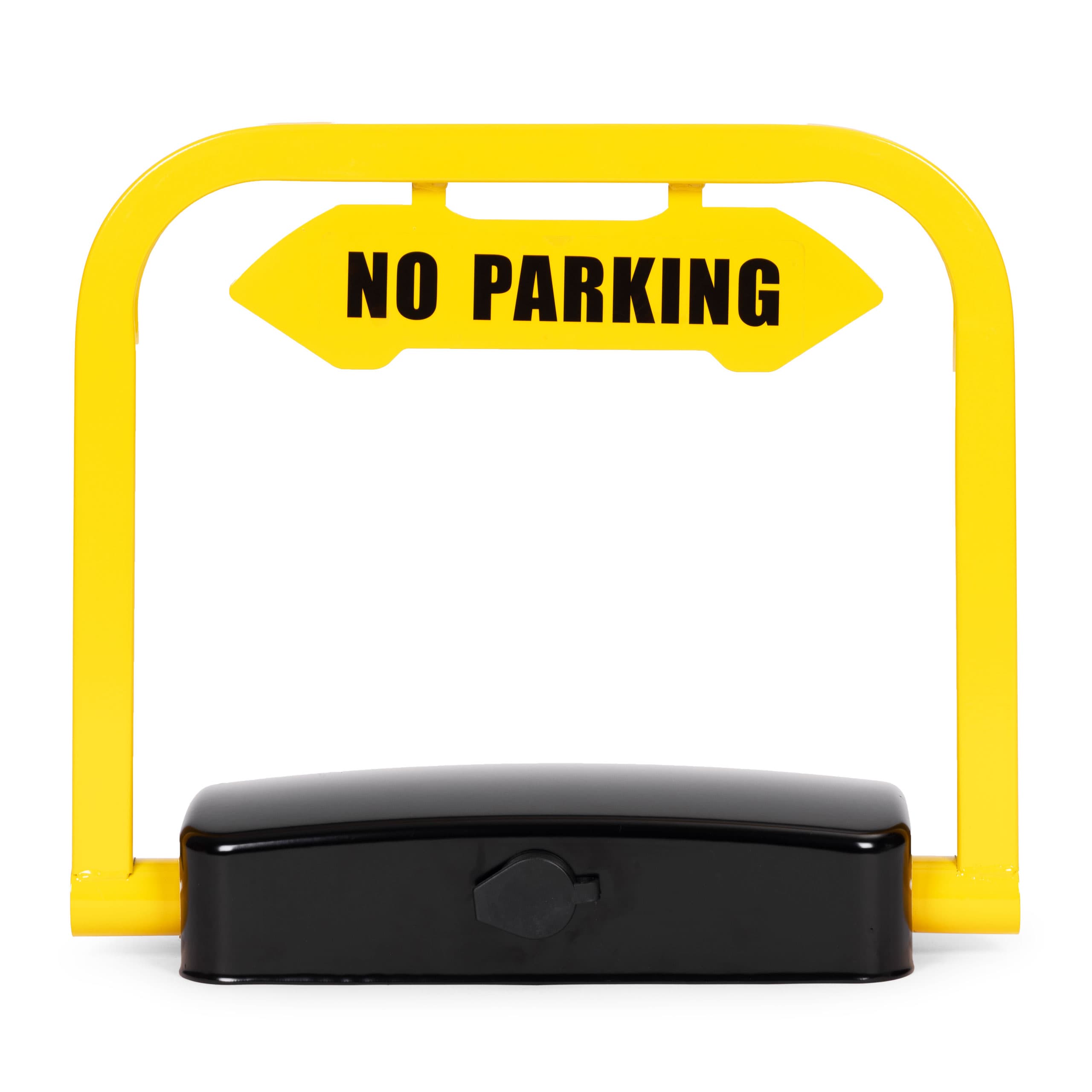 Blokada parkingowa składana zapora 35 cm na klucz zdalnie sterowana system alarmowy