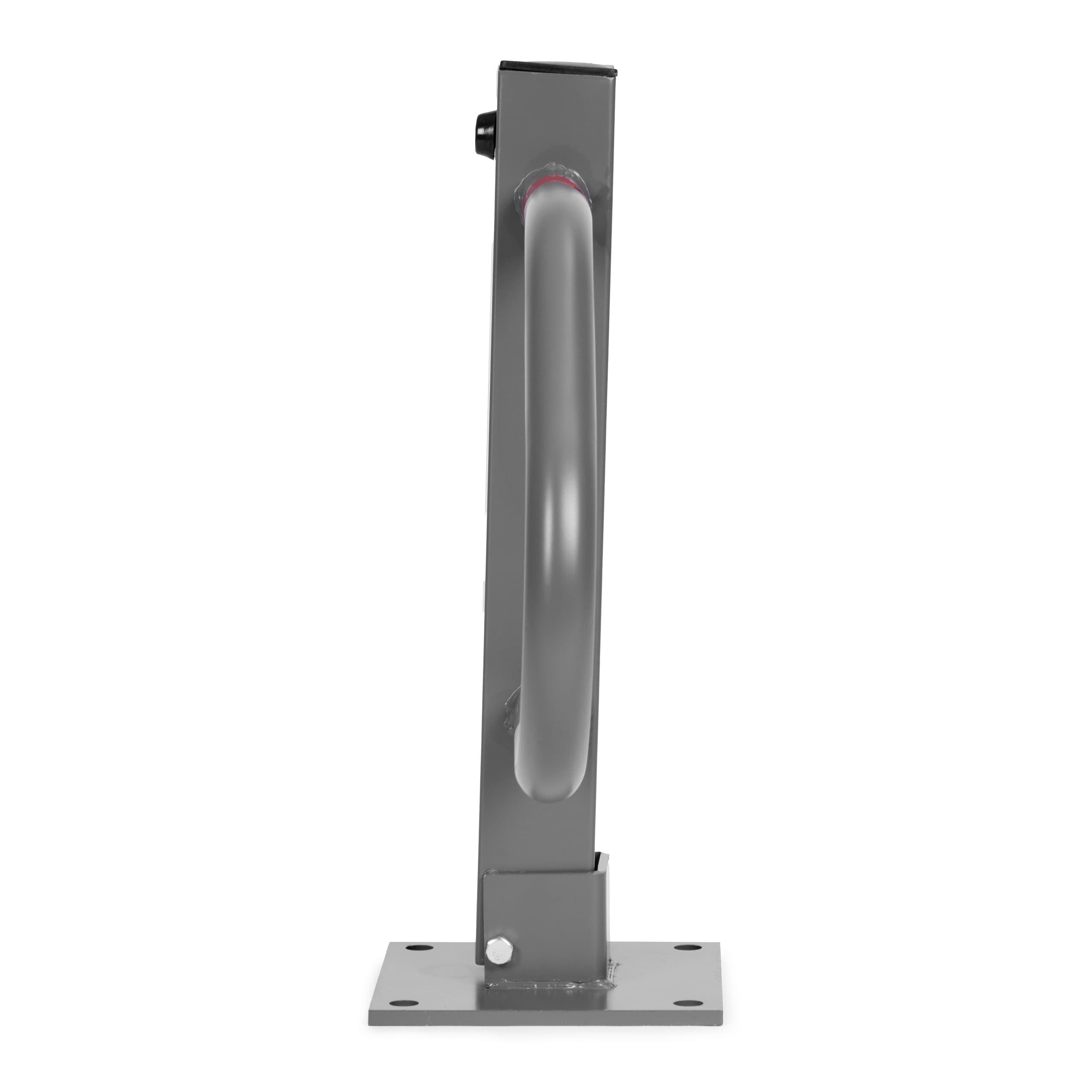 Blokada parkingowa składana zapora 50 cm na klucz z odblaskowymi pasami