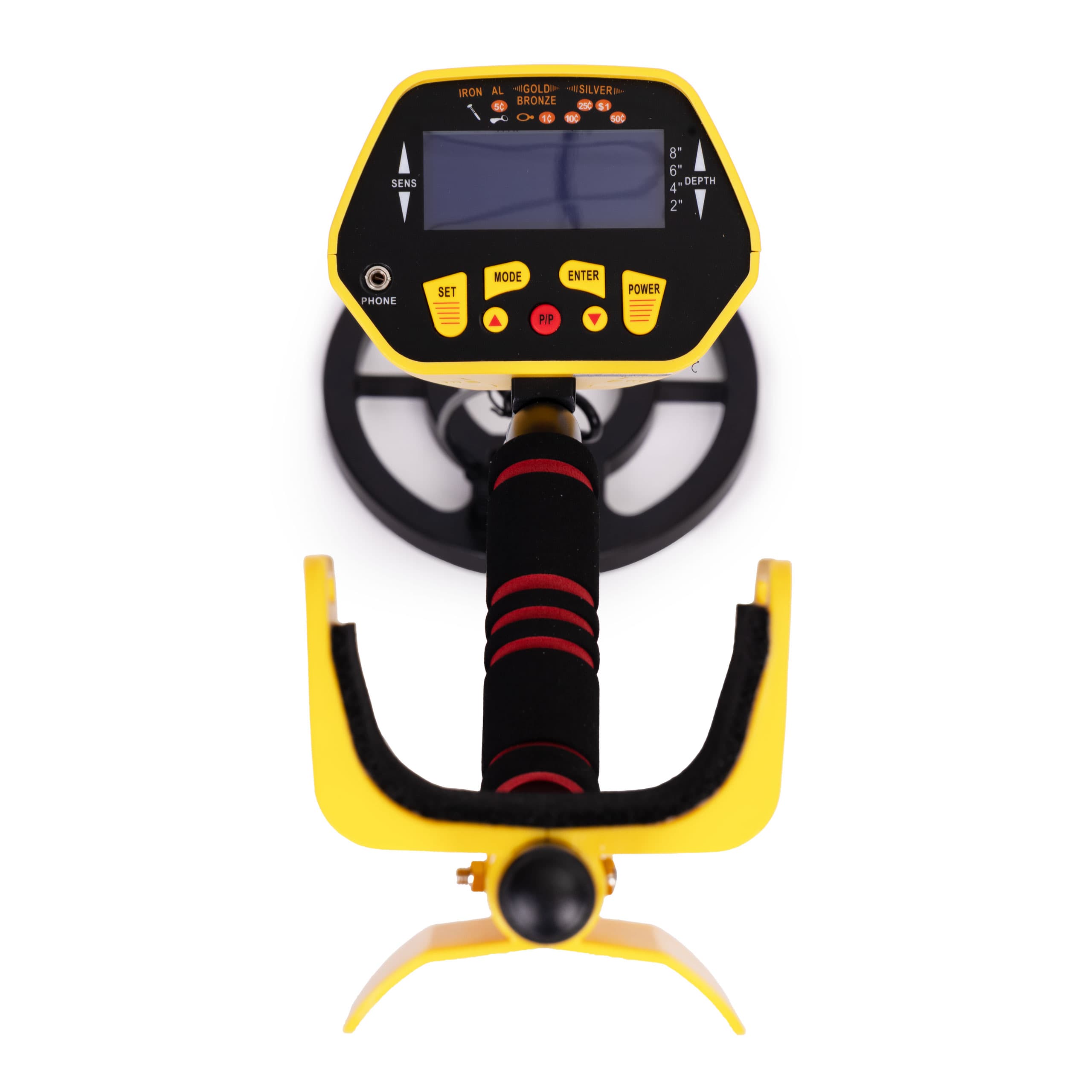 Wykrywacz metali detektor 3 tryby do poszukiwań złota srebra monet pinpoint LCD