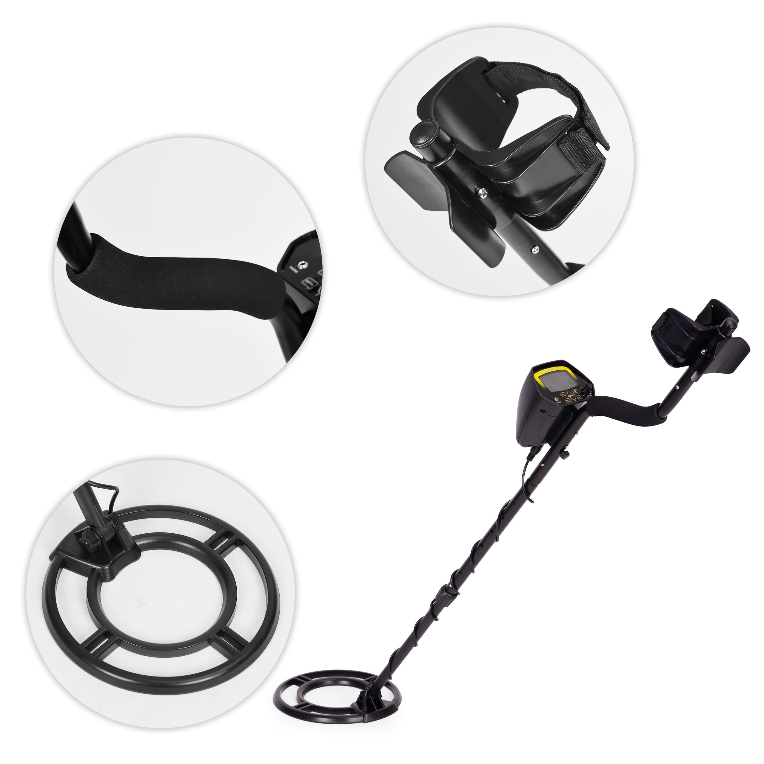 Wykrywacz metali detektor 3 tryby do poszukiwań złota srebra monet LCD