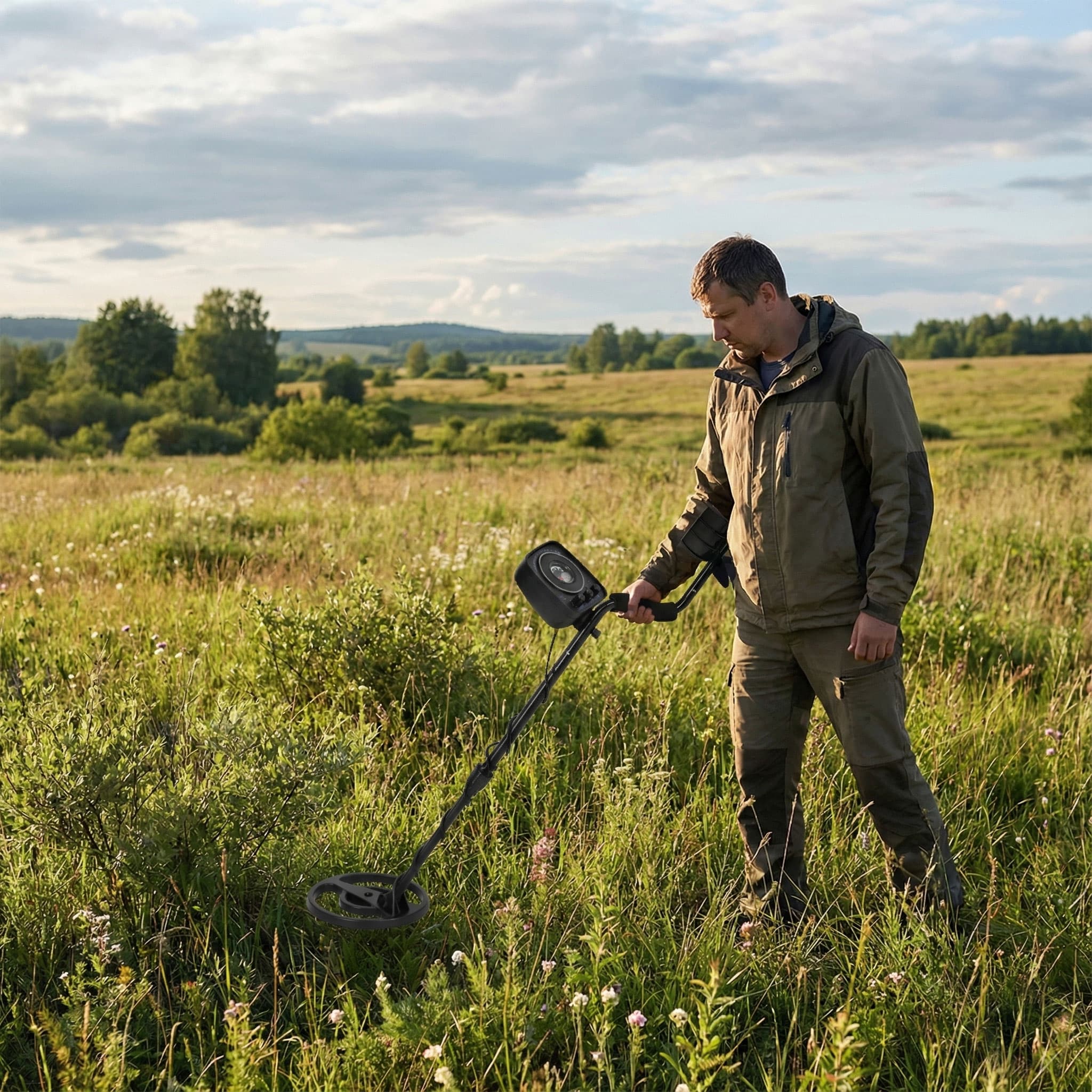Wykrywacz metali detektor 2 tryby do poszukiwań złota srebra monet