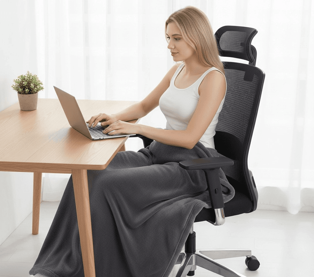 Koc elektryczny dwustronny 120x160 cm mata grzewcza regulacja temperatury pilot